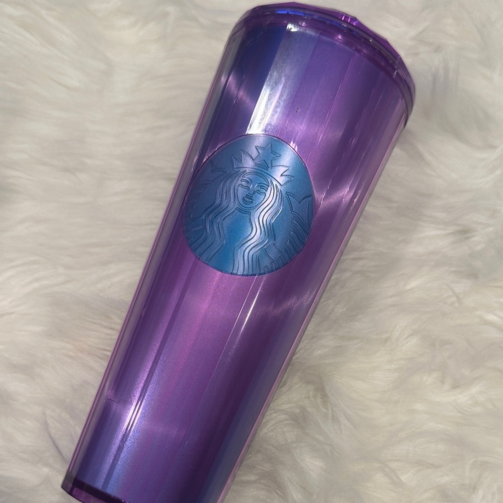 Starbucks Kaleidoscope Purple Tumbler no straw